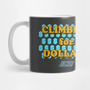 Climbing for Dollars - The Running Man Mug